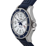 Breitling Superocean II Automatic 42mm White Dial Blue Rubber Strap Watch for Men - A17366D81A1S2 Buy Now By Breitling