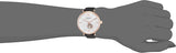 Emporio Armani Gianni T Bar Mother of Pearl White Dial Black Leather Strap Watch For Women - AR60047 Buy Now By Emporio Armani