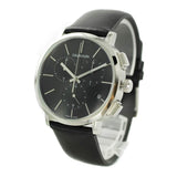 Calvin Klein Posh Black Dial Black Leather Strap Watch for Men - K8Q371C1 Buy Now By Calvin Klein