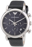 Emporio Armani Luigi Chronograph Quartz Grey Dial Grey Leather Strap Watch For Men - AR1735 Buy Now By Emporio Armani