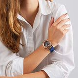 Guess Limelight Blue Dial Blue Silicone Strap Watch For Women - W1053L1 Buy Now By Guess