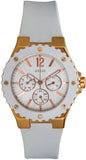 Guess Overdrive Analog White Dial White Rubber Strap Watch for Women - W10614L2 Buy Now By Guess