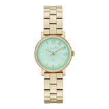Marc Jacobs Baker Mint Green Dial Gold Steel Strap Watch for Women - MBM3284 Buy Now By Marc Jacobs