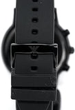 Emporio Armani Chronograph Quartz Silver Dial Black Rubber Strap Watch For Men - AR11048 Buy Now By Emporio Armani