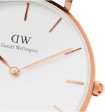Daniel Wellington Classic Petite Bristol White Dial Brown Leather Strap Watch For Women - DW00100171 Buy Now By Daniel Wellington