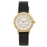 Marc Jacobs Roxy White Dial Black Leather Strap Watch for Women - MJ1537 Buy Now By Marc Jacobs