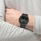 Hugo Boss Steer Analog Black Dial Black Steel Strap Watch For Men - 1514068 Buy Now By Hugo Boss