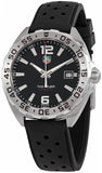 Tag Heuer Formula 1 Alarm Quartz Black Dial Black Rubber Strap Watch for Men - WAZ111A.FT8023 Buy Now By Tag Heuer