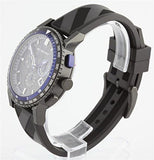 Burberry The City Chronograph Black Dial Black Rubber Strap Watch For Men - BU9806 Buy Now By Burberry