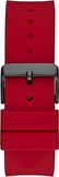 Guess Mainline Multifunction Crystals Black Dial Red Silicone Strap Watch For Men - GW0208G6 Buy Now By Guess