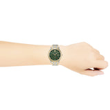 Versace Univers Quartz Green Dial Two Tone Steel Strap Watch for Men - VEBK00718 Buy Now By Versace