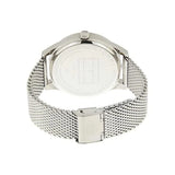 Tommy Hilfiger Damon Quartz Chronograph Black Dial Silver Mesh Bracelet Watch for Men - 1791415 Buy Now By Tommy Hilfiger