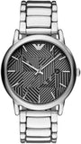 Emporio Armani Classic Quartz Grey Dial Silver Steel Strap Watch For Men - AR11134 Buy Now By Emporio Armani