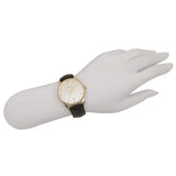 Gucci G-Timeless Mother of Pearl Dial Black Leather Strap Watch For Women - YA1264044 Buy Now By Gucci