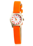 Marc Jacobs Henry Dinky White Dial Orange Leather Strap Watch for Women - MBM1236 Buy Now By Marc Jacobs