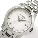 Tissot T Trend Couturier White Dial Silver Steel Strap Watch For Women - T035.210.11.011.00 Buy Now By Tissot