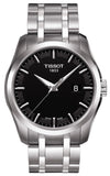 Tissot T Trend Couturier Chronograph Black Dial Silver Steel Strap Watch For Men - T035.410.11.051.00 Buy Now By Tissot