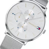 Tommy Hilfiger Jenna Quartz Silver Dial Silver Mesh Bracelet Watch For Women - 1781942 Buy Now By Tommy Hilfiger