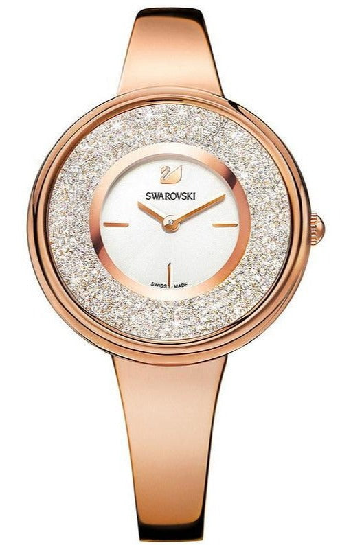 Swarovski Crystalline Bracelet White Dial Rose Gold Steel Strap Watch for Women - 5269250 Buy Now By Swarovski
