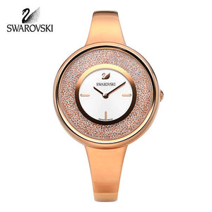 Swarovski Crystalline Bracelet White Dial Rose Gold Steel Strap Watch for Women - 5269250 Buy Now By Swarovski