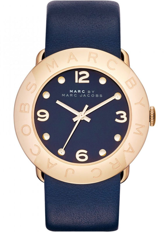 Marc Jacobs Blade Blue Dial Blue Leather Strap Watch for Women - MBM1224 Buy Now By Marc Jacobs