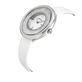 Swarovski Crystalline Pure White Dial White Leather Strap Watch for Women - 5275046 Buy Now By Swarovski