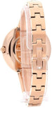 Swarovski Crystalline Pure Black Dial Rose Gold Steel Strap Watch for Women - 5295334 Buy Now By Swarovski