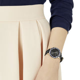 Swarovski Octea Nova Grey Dial Grey Leather Strap Watch for Women - 5295358 Buy Now By Swarovski