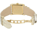 Versace DV-25 Gold Dial Off White Leather Strap Watch for Women - VQF030015 Buy Now By Versace