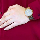 Marc Jacobs Baker Grey Dial Gold Steel Strap Watch for Women - MBM3281 Buy Now By Marc Jacobs