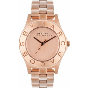 Marc Jacobs Blade Rose Gold Dial Rose Gold Steel Strap Watch for Women - MBM3127 Buy Now By Marc Jacobs