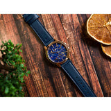 Tommy Hilfiger Henry Chronograph Quartz Blue Dial Blue Leather Strap Watch For Men - 1710475 Buy Now By Tommy Hilfiger