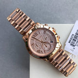 Michael Kors Cooper Rose Gold Rose Gold Steel Strap Watch for Women - MK6275 Buy Now By Michael Kors
