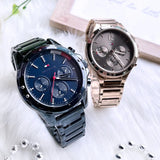 Tommy Hilfiger Mason Blue Dial Blue Steel Strap Watch for Men - 1791789 Buy Now By Tommy Hilfiger