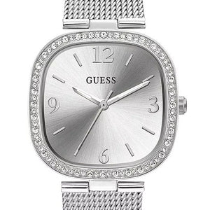 Guess Tapestry Diamonds Silver Dial Silver Mesh Bracelet Watch for Women - GW0354L1 Buy Now By Guess