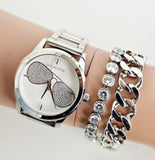 Michael Kors Harman Analog Silver Dial Silver Steel Strap Watch For Women - MK3672 Buy Now By Michael Kors