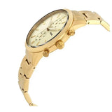 Fossil Townsman Chronograph White Dial Gold Steel Strap Watch for Men - FS5348 Buy Now By Fossil