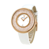 Swarovski Crystalline Pure White Dial White Leather Strap Watch for Women - 5376083 Buy Now By Swarovski