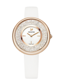 Swarovski Crystalline Pure White Dial White Leather Strap Watch for Women - 5376083 Buy Now By Swarovski