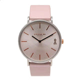 Coach Perry White Dial Pink Leather Strap Watch for Women - 14503128 Buy Now By Coach