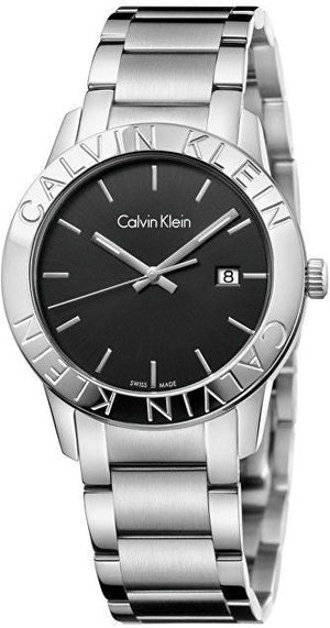 Calvin Klein City Black Dial Silver Steel Strap Watch for Men - K7Q21141 Buy Now By Calvin Klein