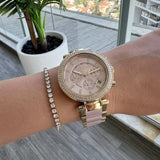 Michael Kors Parker Gold Dial Two Tone Steel Strap Watch for Women - MK6326 Buy Now By Michael Kors