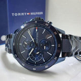 Tommy Hilfiger Bank Quartz Blue Dial Blue Steel Strap Watch for Men - 1791720 Buy Now By Tommy Hilfiger