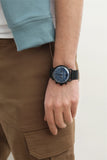 Emporio Armani Aviator Chronograph Blue Dial Black Mesh Bracelet Watch For Men - AR11201 Buy Now By Emporio Armani