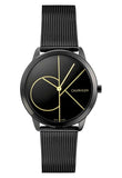 Calvin Klein Minimal Black Dial Black Mesh Bracelet Watch for Men - K3M214X1 Buy Now By Calvin Klein
