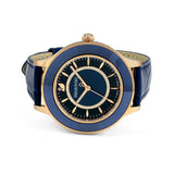Swarovski Octea Lux Blue Dial Blue Leather Strap Watch for Women - 5414413 Buy Now By Swarovski