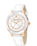Swarovski Octea Lux White Dial White Leather Strap Watch for Women - 5414416 Buy Now By Swarovski