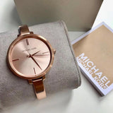 Michael Kors Jaryn Rose Gold Dial Rose Gold Steel Strap Watch For Women - MK3547 Buy Now By Michael Kors