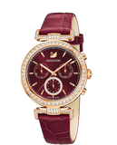 Swarovski Era Journey Red Dial Red Leather Strap Watch for Women - 5416701 Buy Now By Swarovski