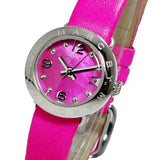 Marc Jacobs Amy Pop Pink Dial Pink Leather Strap Watch for Women - MBM1286 Buy Now By Marc Jacobs